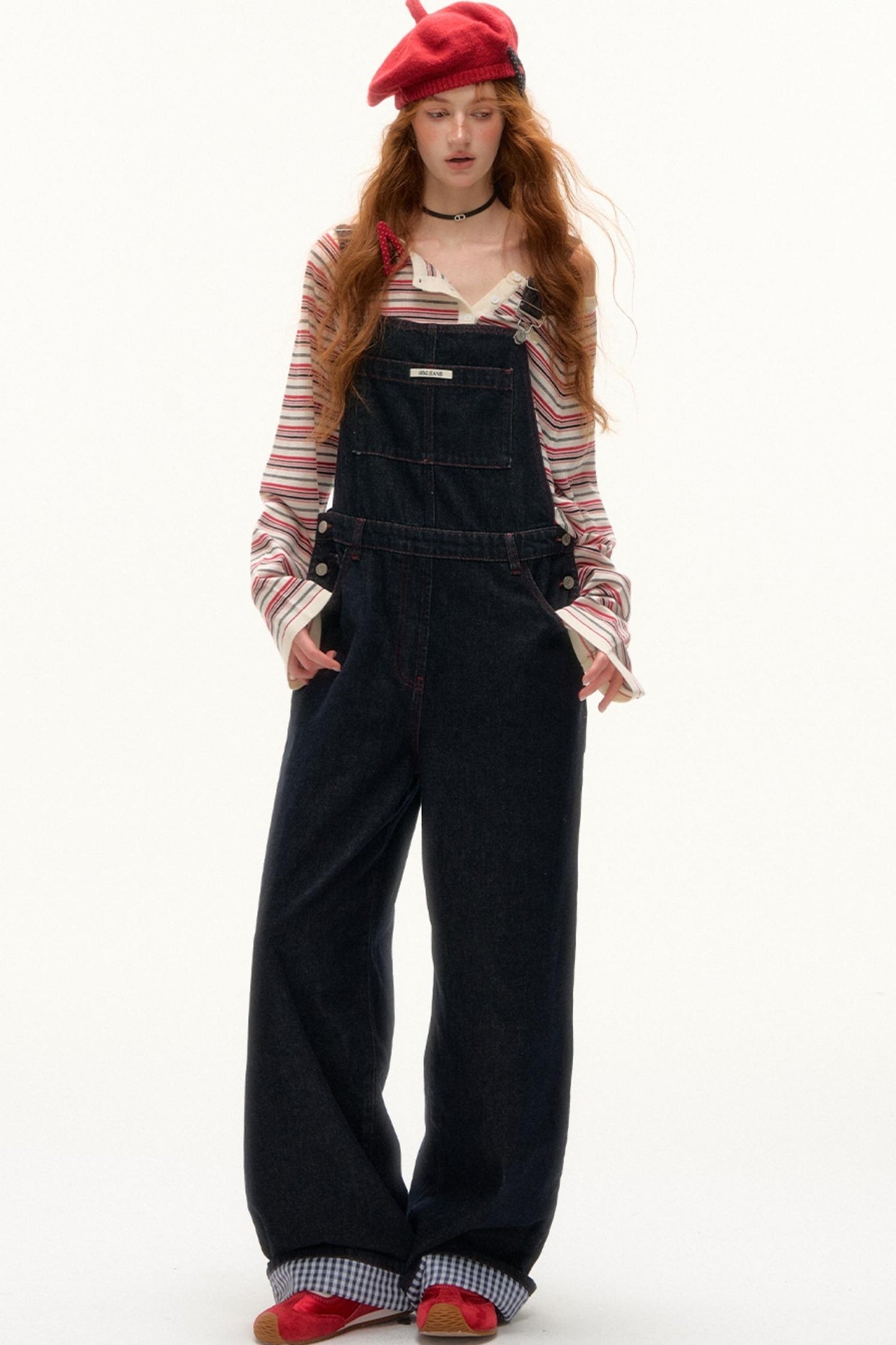 Striped Bow Tie T-Shirt Set-Up