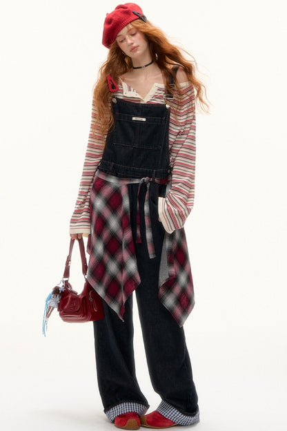 Striped Bow Tie T-Shirt Set-Up