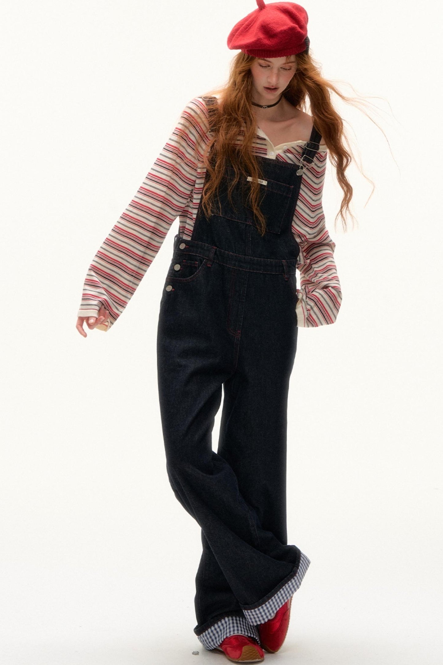 Striped Bow Tie T-Shirt Set-Up