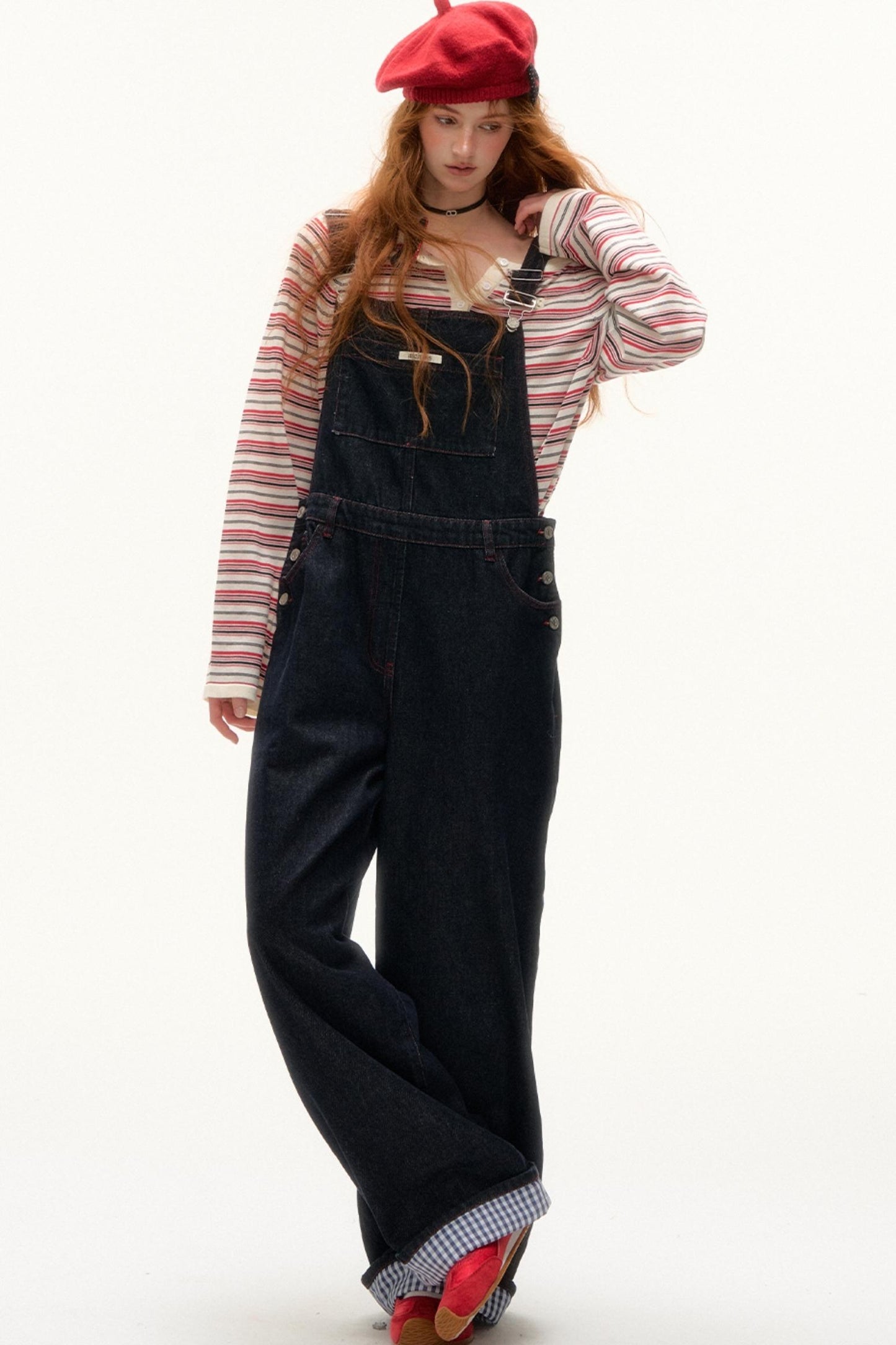 Striped Bow Tie T-Shirt Set-Up