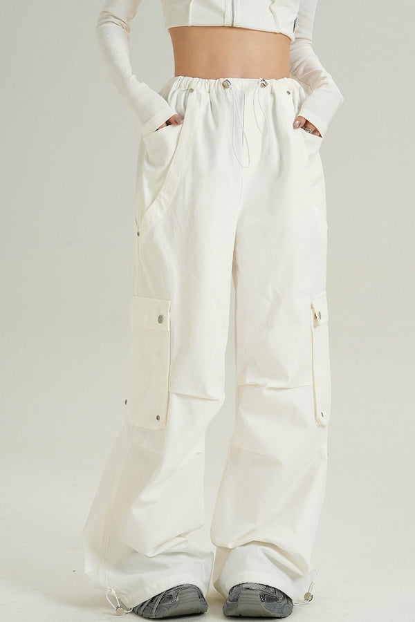 High Waist Casual Wide Pants