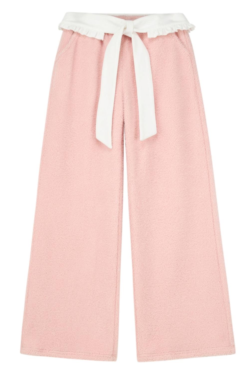 Retro Fleece Straight Pants