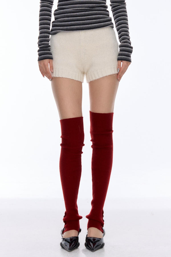 Temperament Knielange Socken 