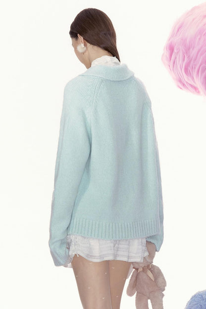 Loose Roll-Neck Sweater