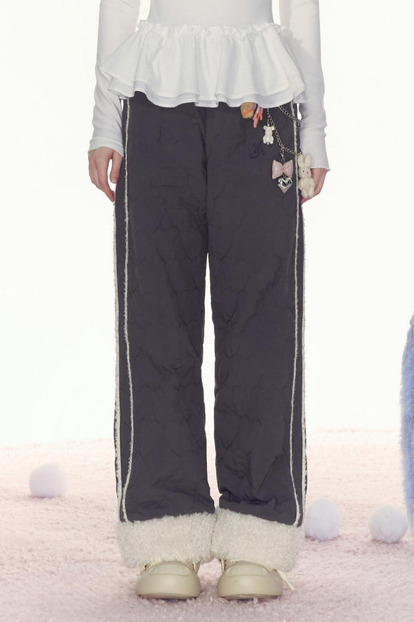 Retro Loose Warm Pants