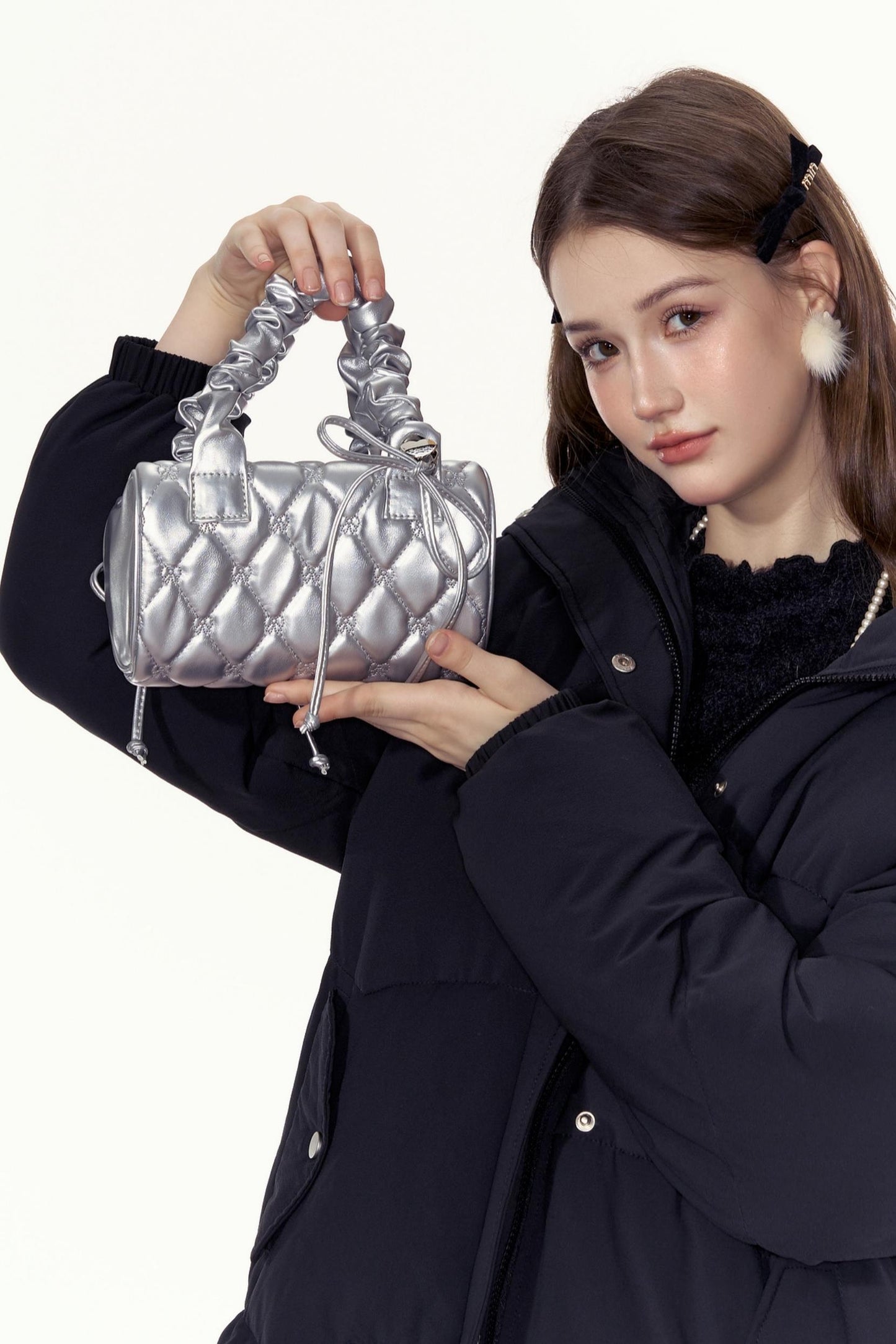 Rhombic Ruffled Love Bag