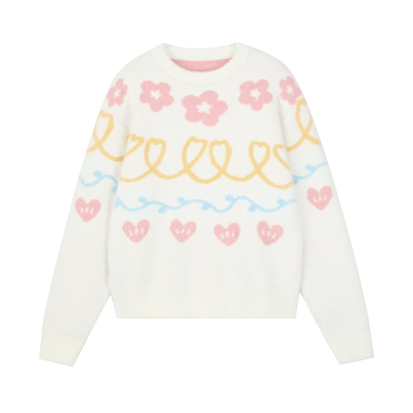 Cute Loose Crewneck Sweater