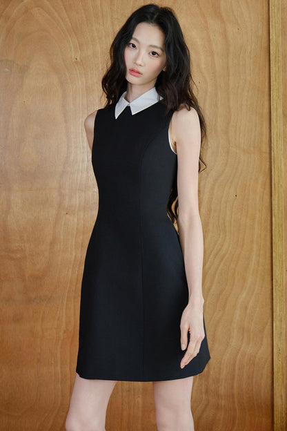Pure Cotton Sleeveless Mandarin Collar Cropped Vest