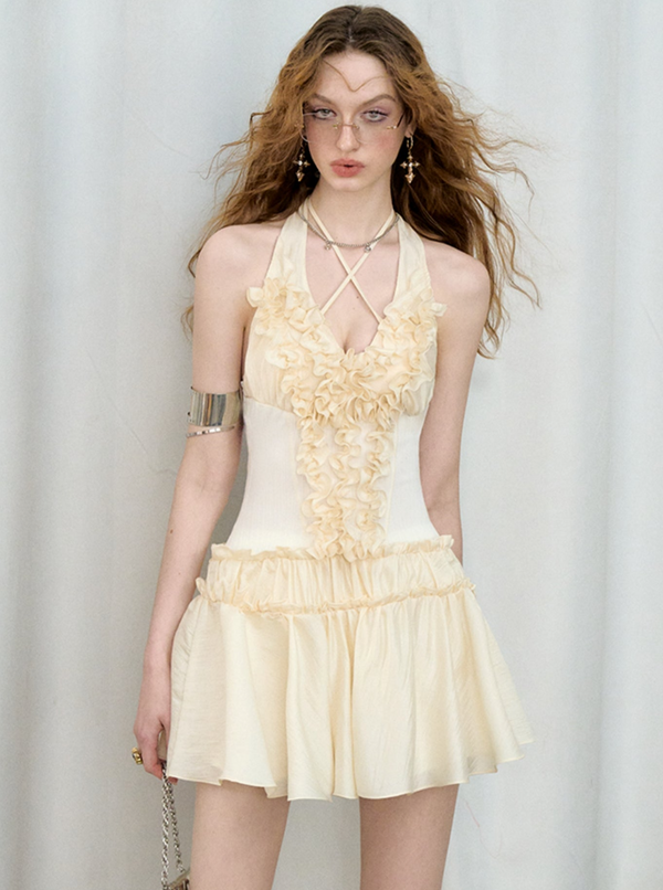 Romantic Lace Two-Piece Dress Set-Up