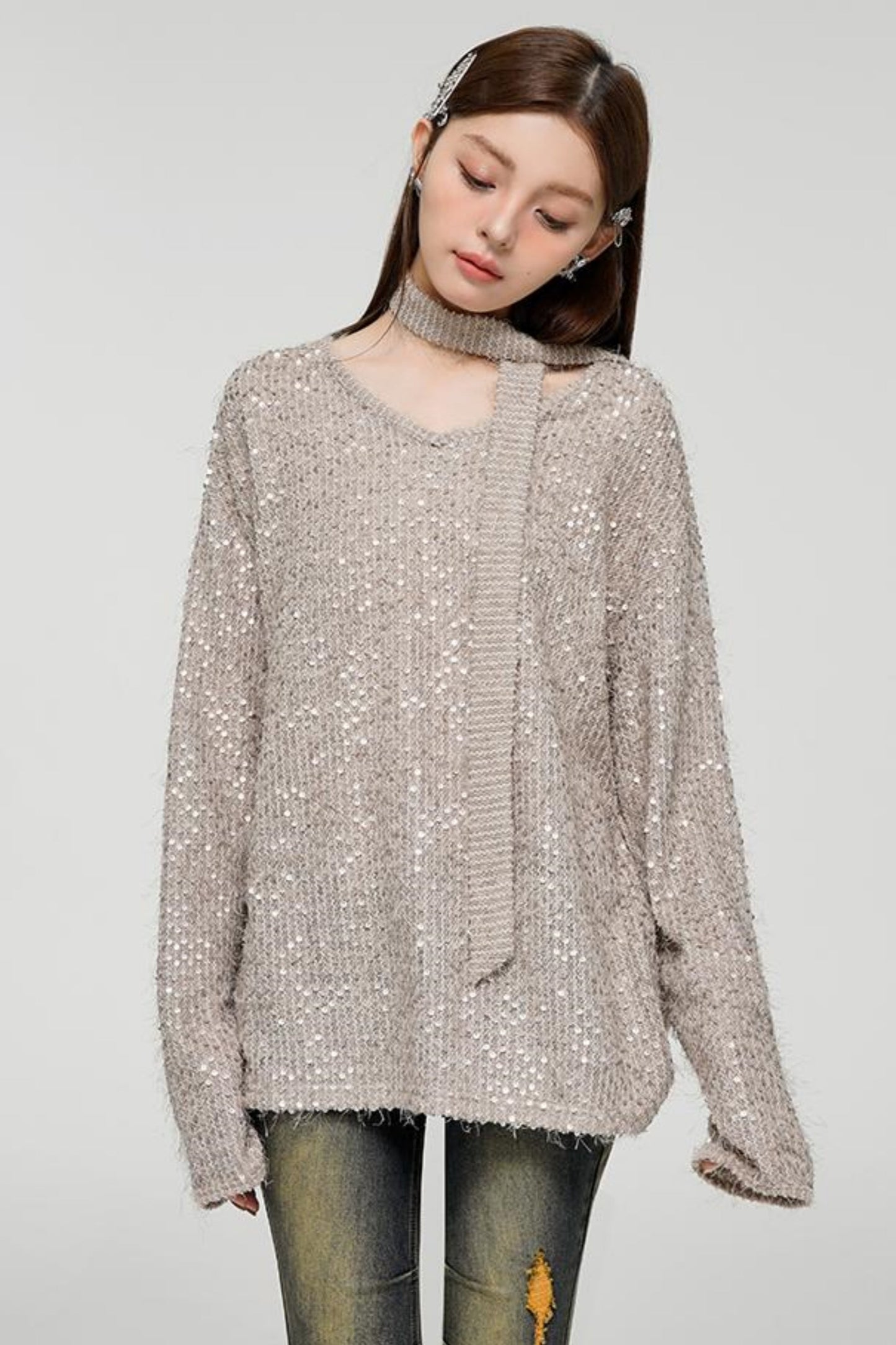 Sweet Sequin Sweater