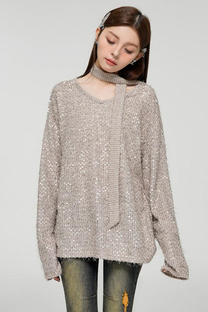 Sweet Sequin Sweater