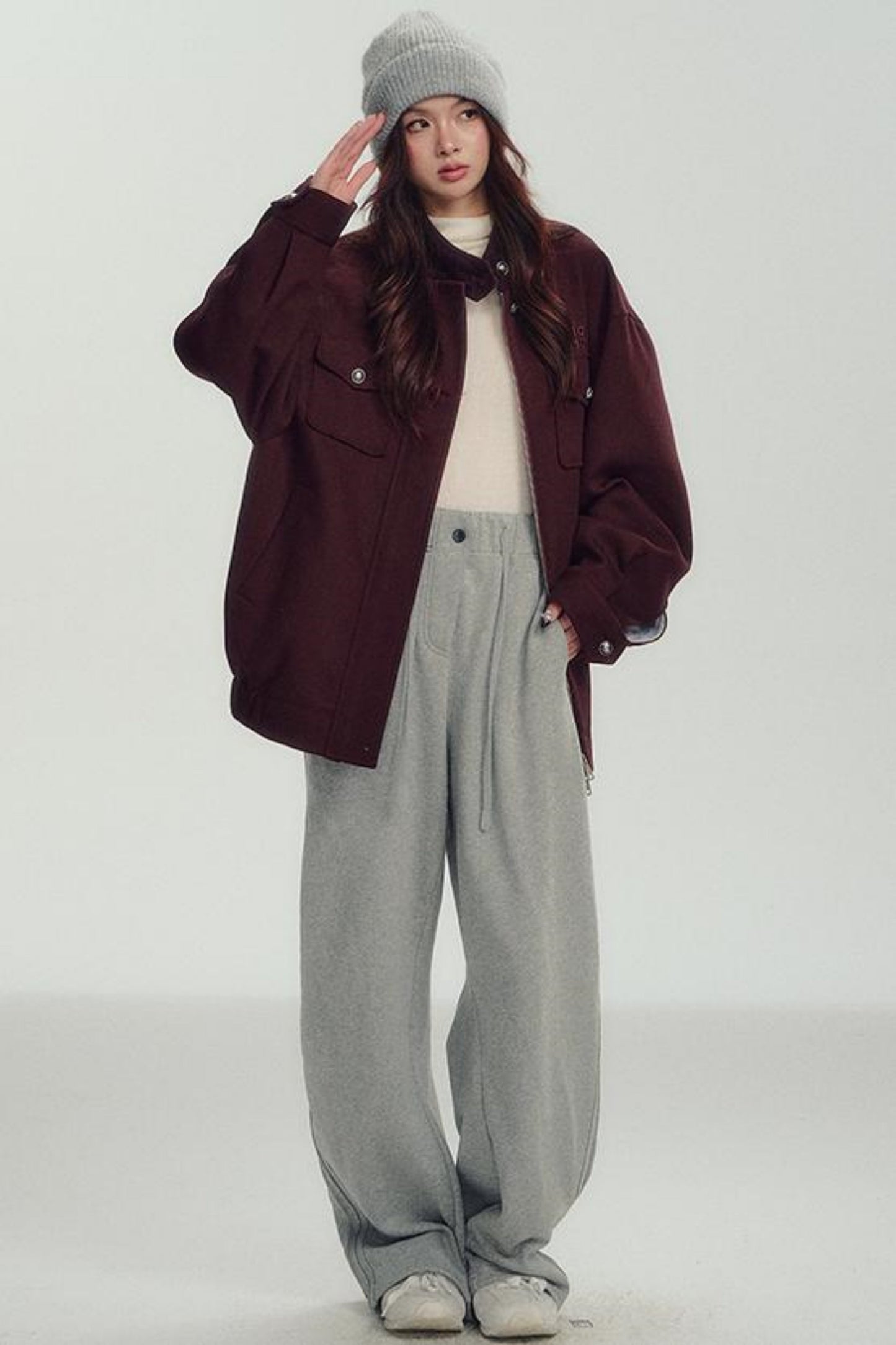 Fleece Luxe Wide-Leg Pants