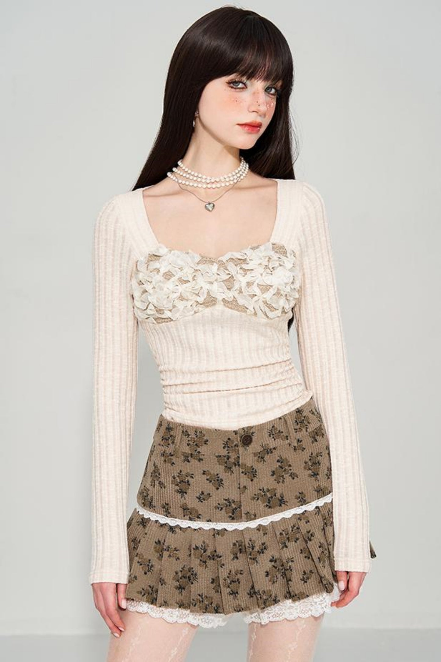 Vintage Wrinkle Texture Top Set-Up