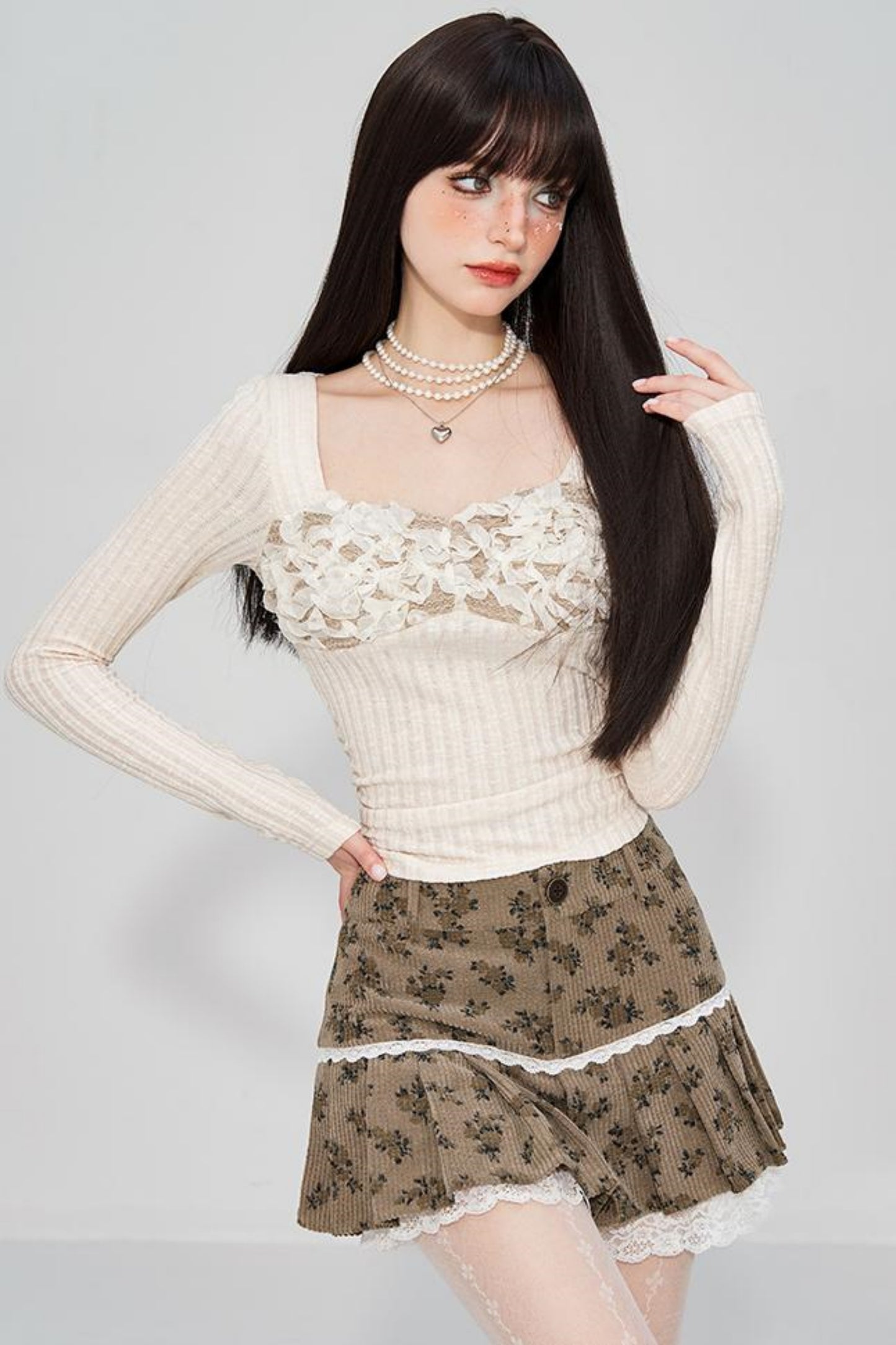 Vintage Wrinkle Texture Top Set-Up