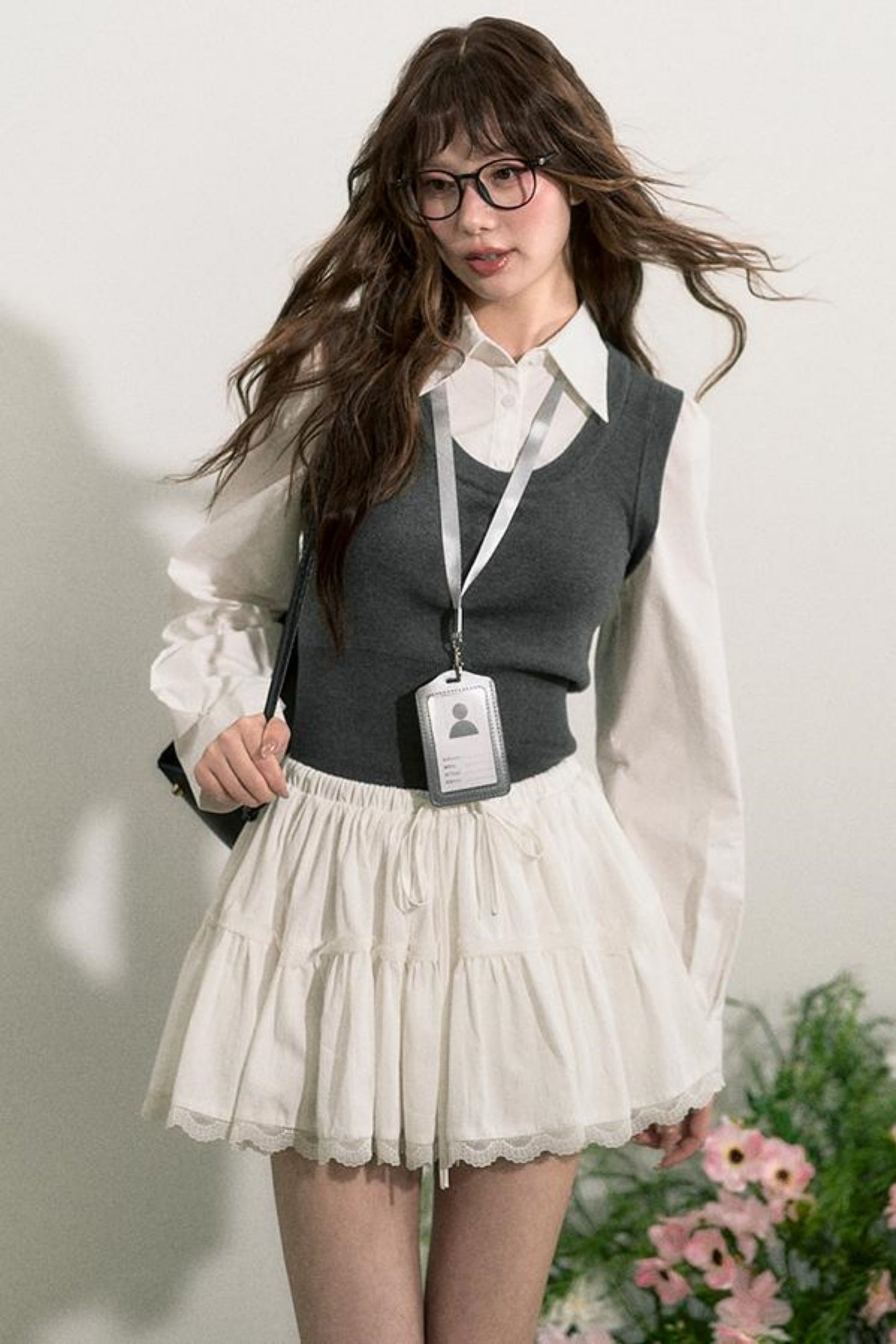 Fluffy Layered A-Line Skirt