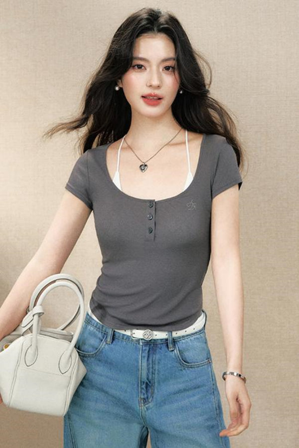 Elegant Slim Blouse Top Set-Up