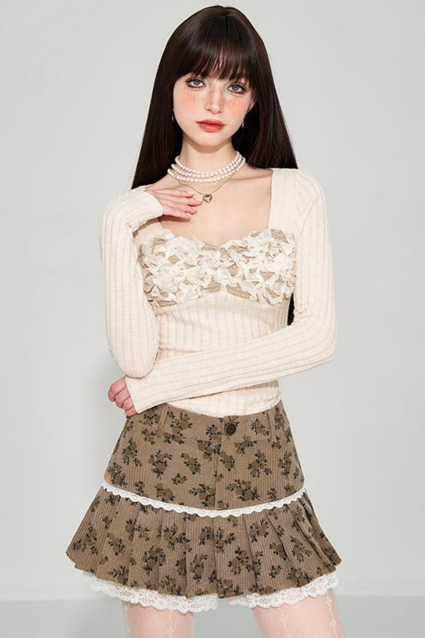 Vintage Wrinkle Texture Top Set-Up