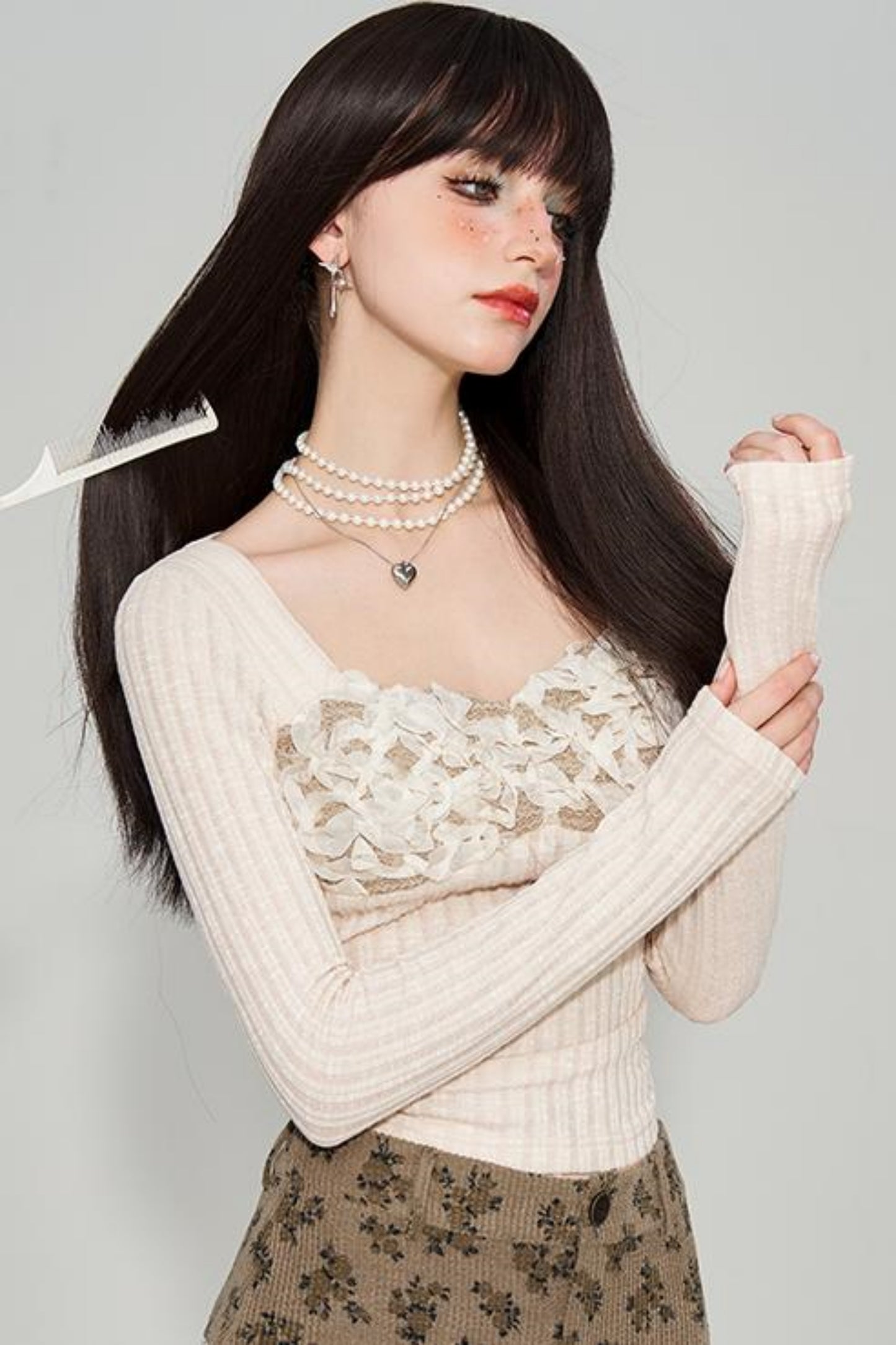 Vintage Wrinkle Texture Top Set-Up