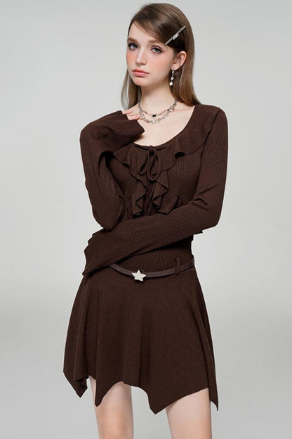 Luxe High Neck Autumn Dress