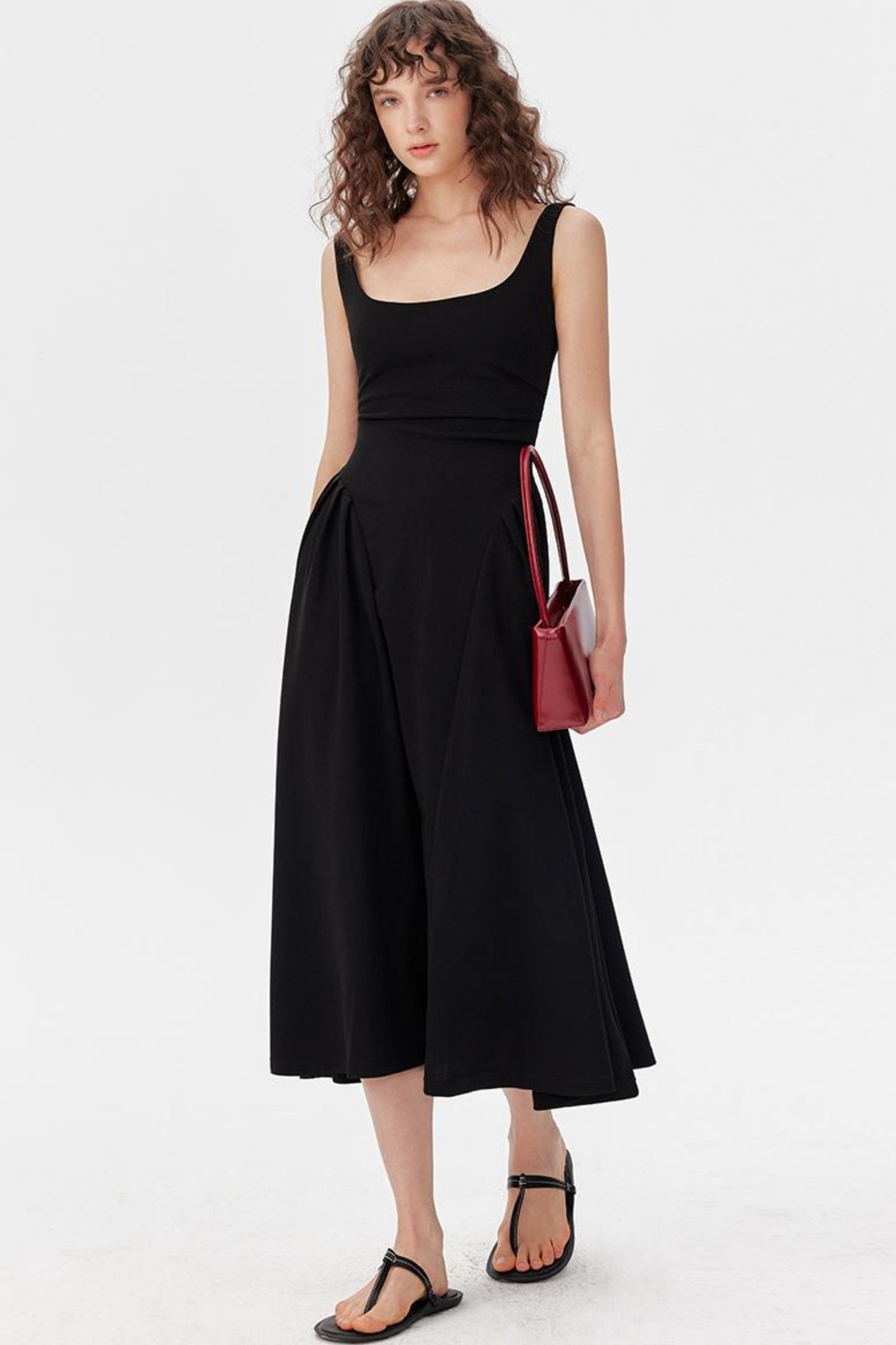 Chic Halter Neck Black Dress