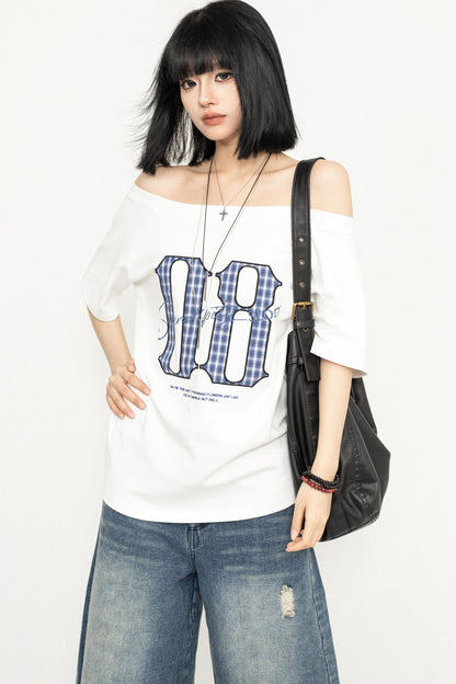 Retro Spice Girls One-Shoulder Tee