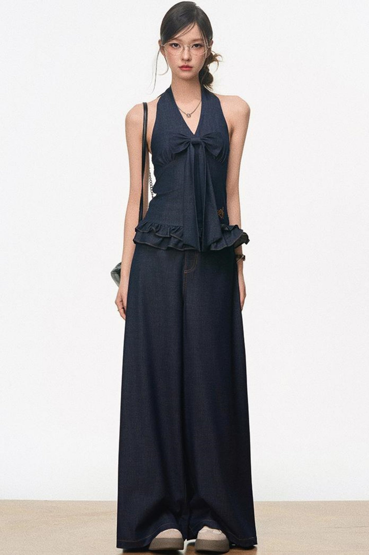 Chic Tencel Denim Suit Set-Up