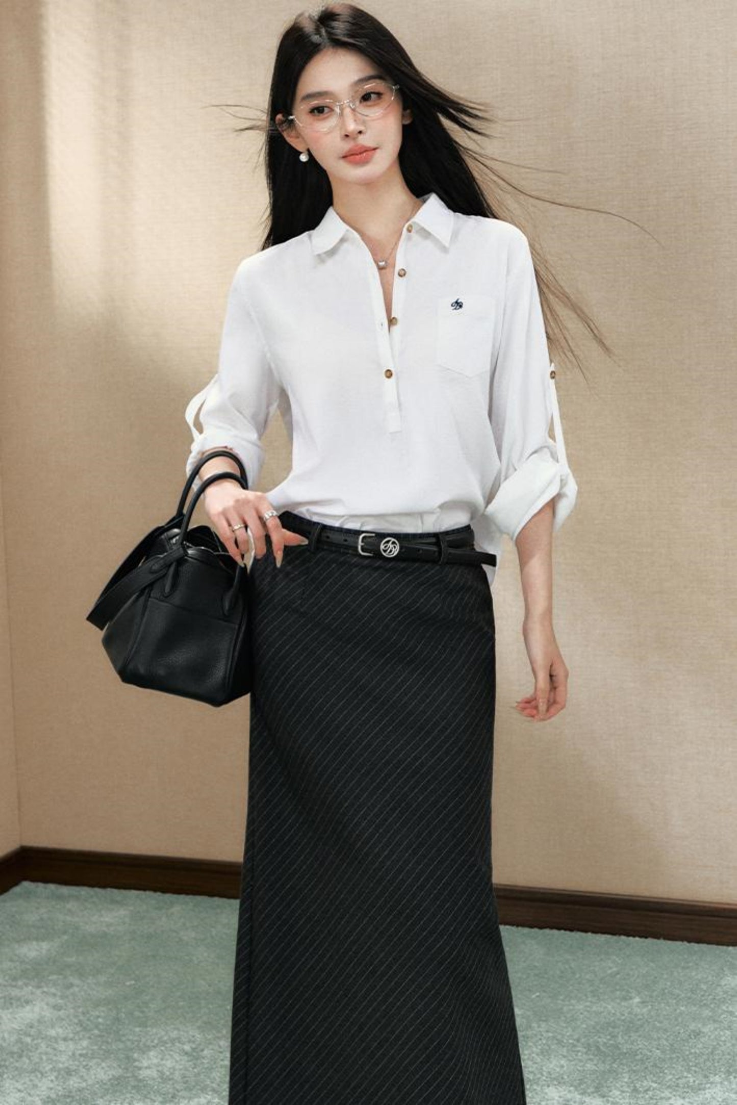 Effortless Long Sleeve Shirt Set-Up