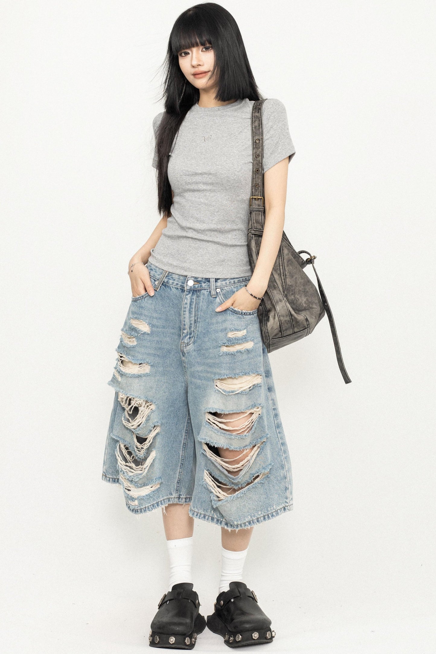 Y2K Sweetheart Shoulder Tee