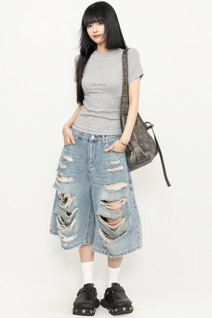 Y2K Sweetheart Shoulder Tee