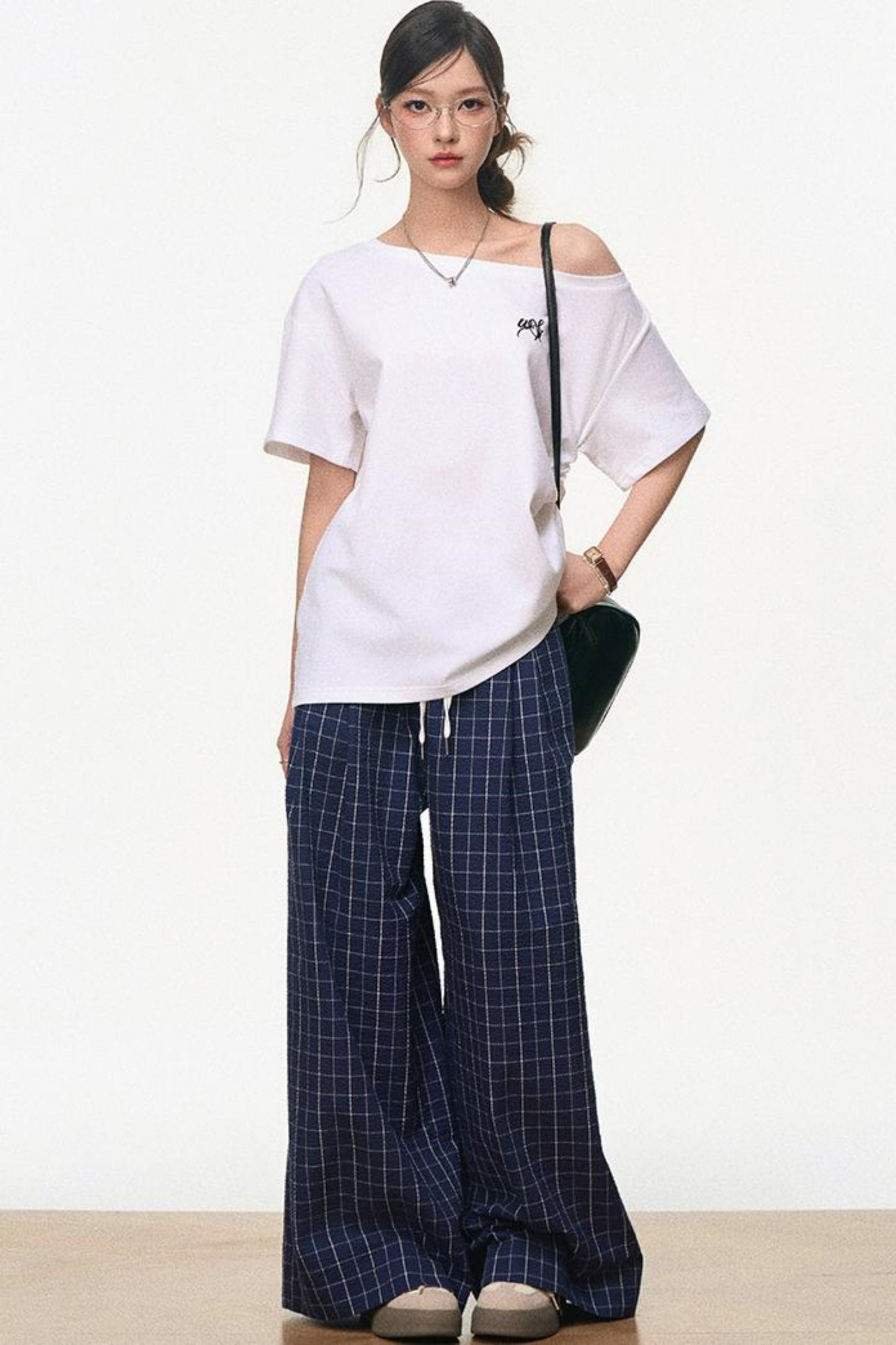 Tricolor Shoulder Top