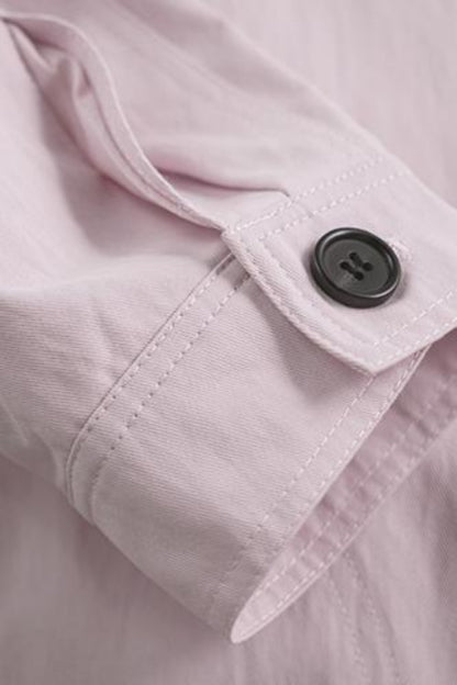 Purple Pink Trench Coat