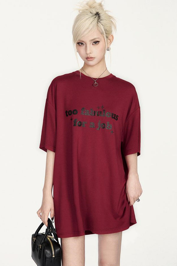 Glitter Street Loose T-Shirt