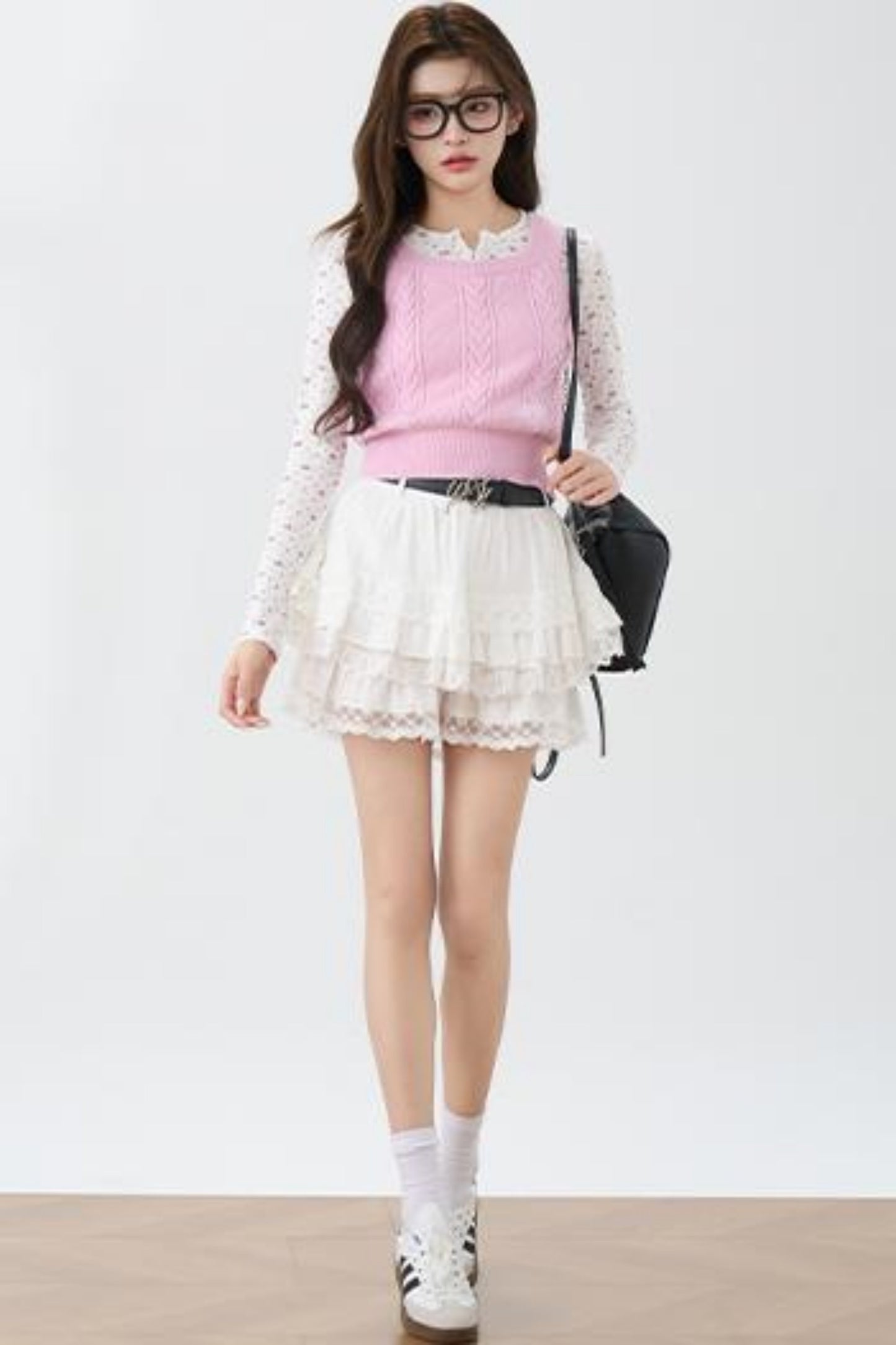 Floral Reverse Long Sleeve Top