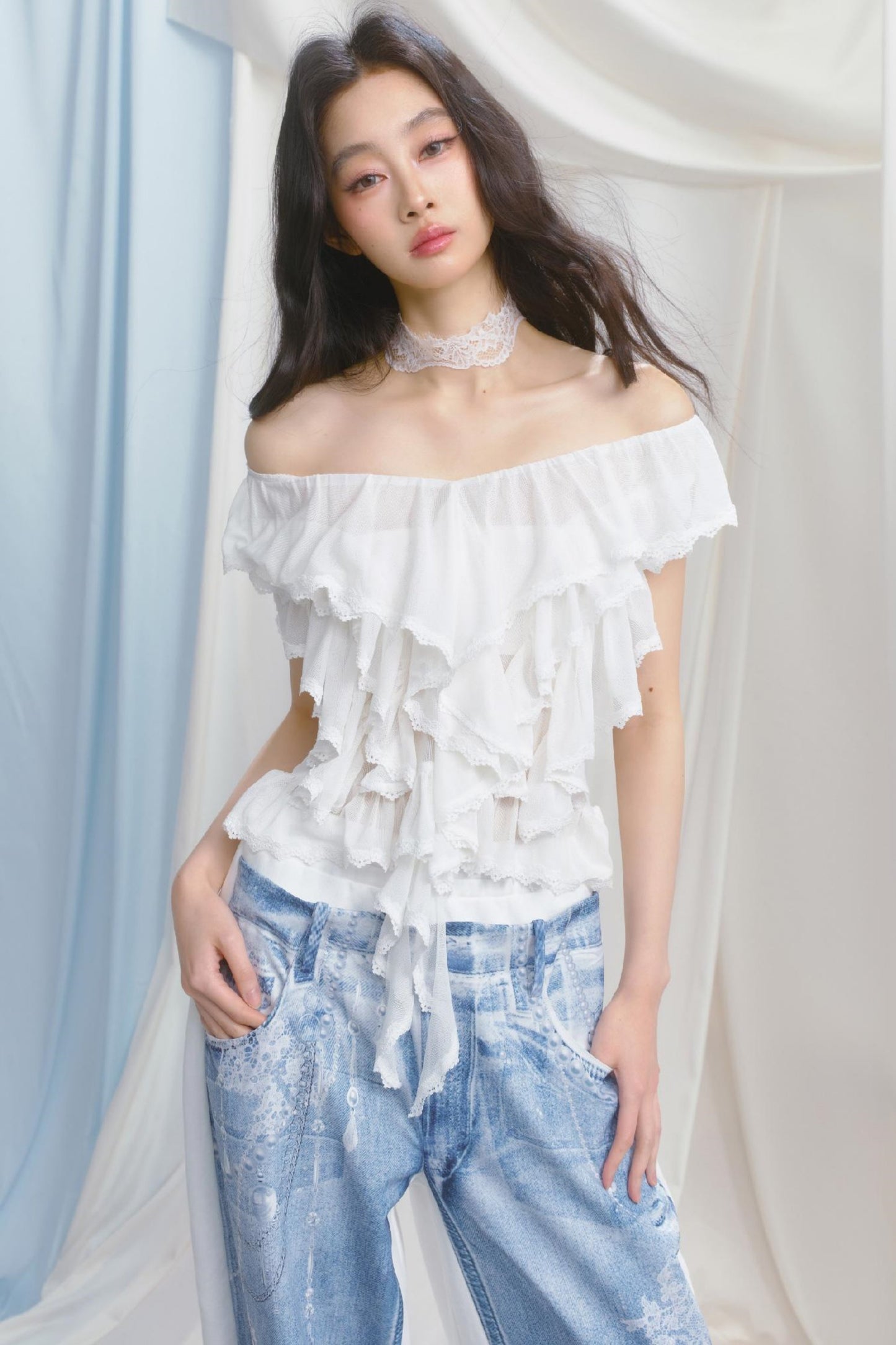 Moonlight Ripple Ambient Camisole Set-Up