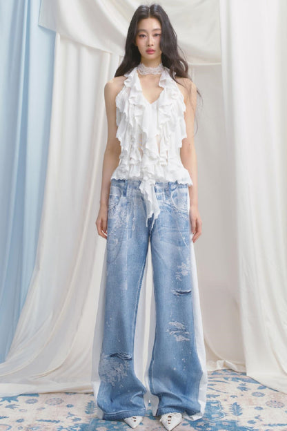 Moonlight Ripple Ambient Camisole Set-Up