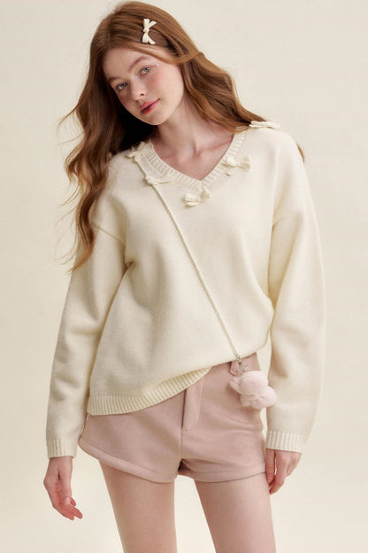 Velvet Rose Snowflake A-Line Shorts