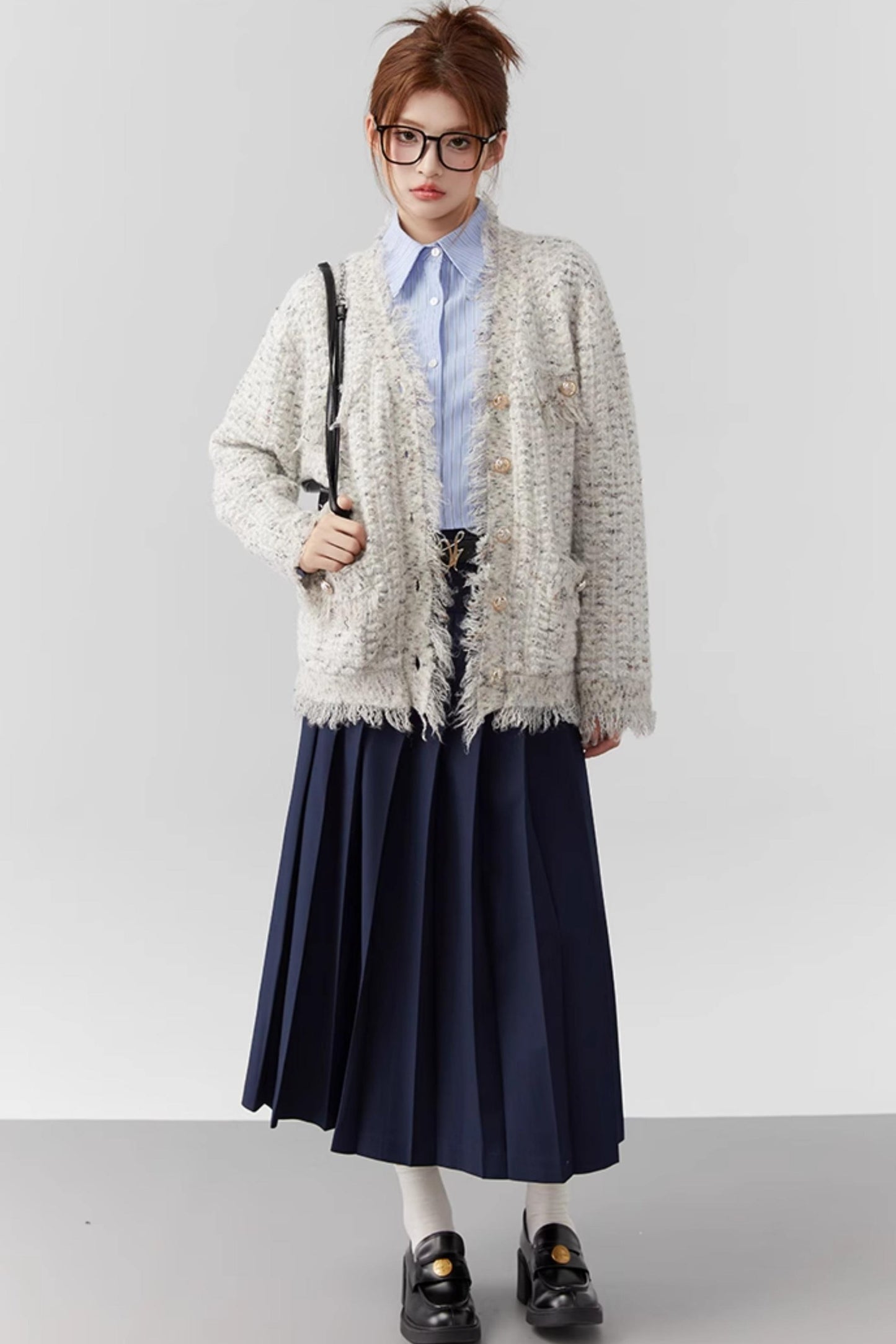 Striped Embroidered Blue Stripe Shirt