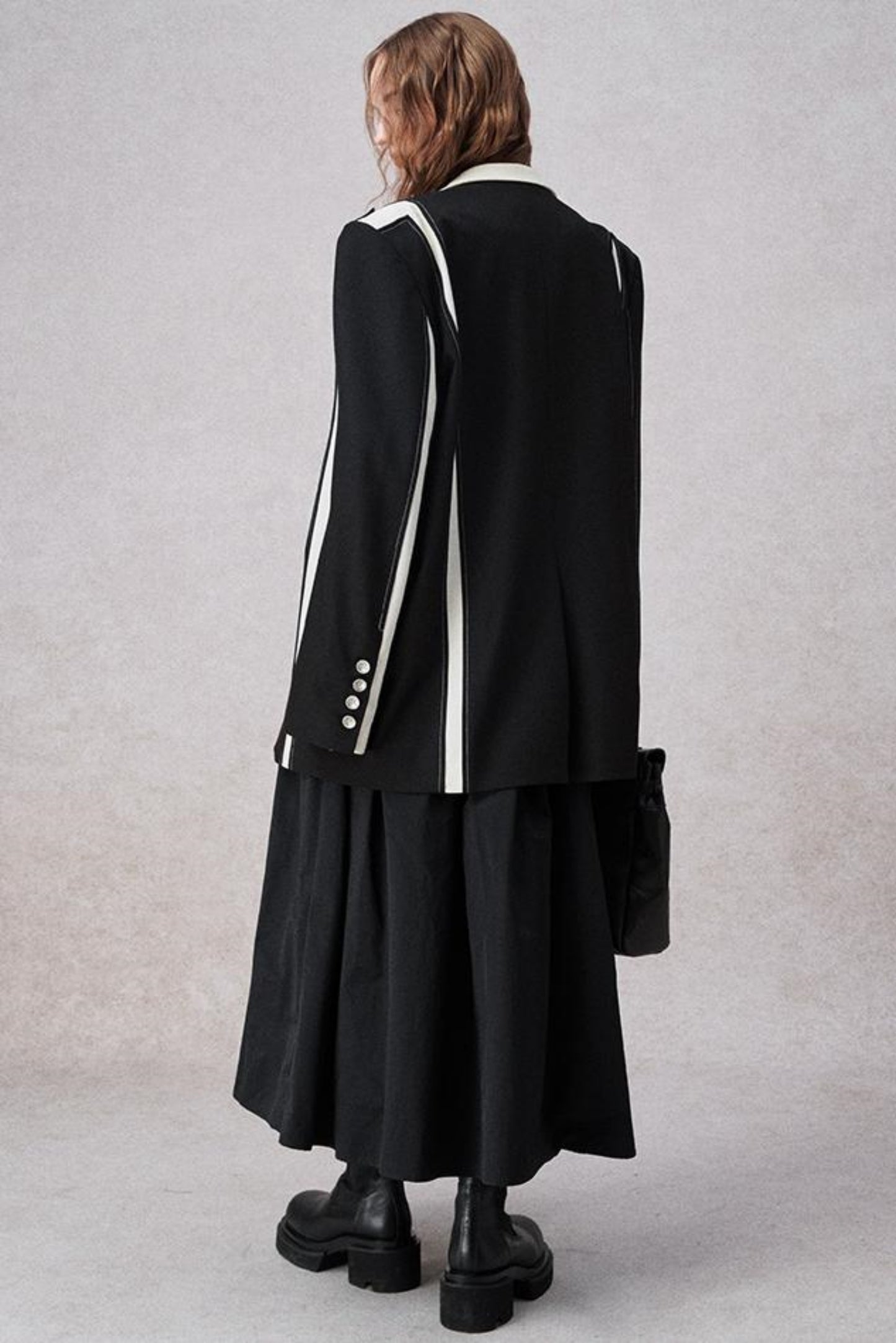 Retro eleganter H-Linien Blazerjacke 