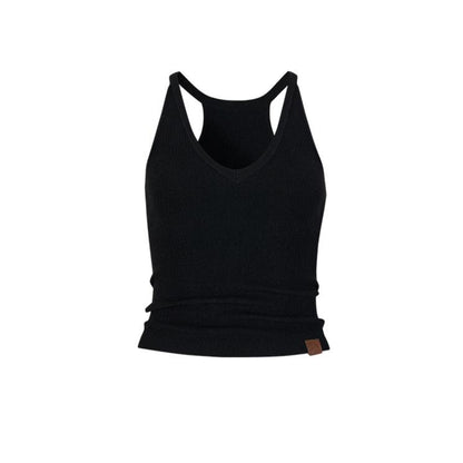 Minimal Design Wool Camisole Top
