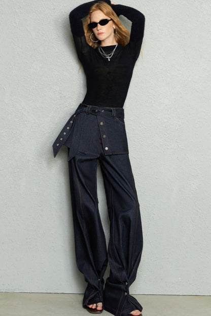 Antithetical Wide Leg Denim Pant