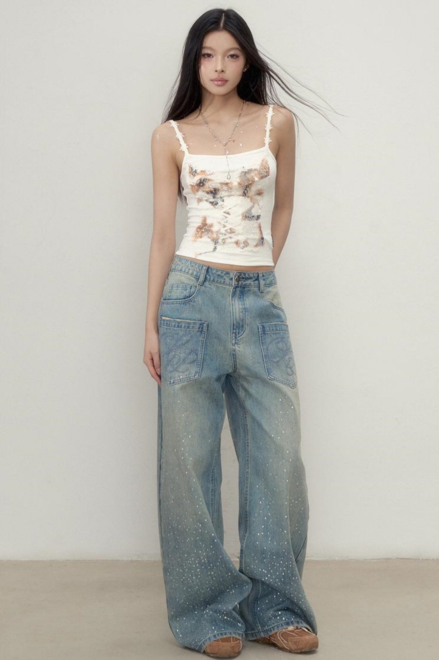 Vintage Lace Short Cami Top