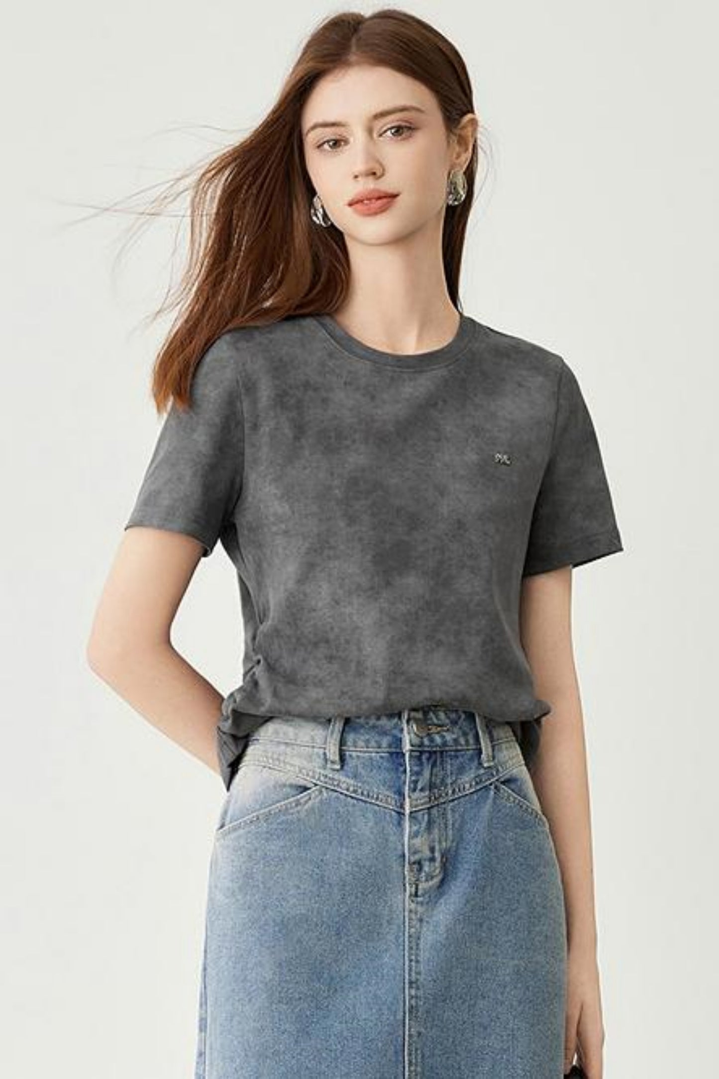 Round Collar Half Sleeve T-Shirt
