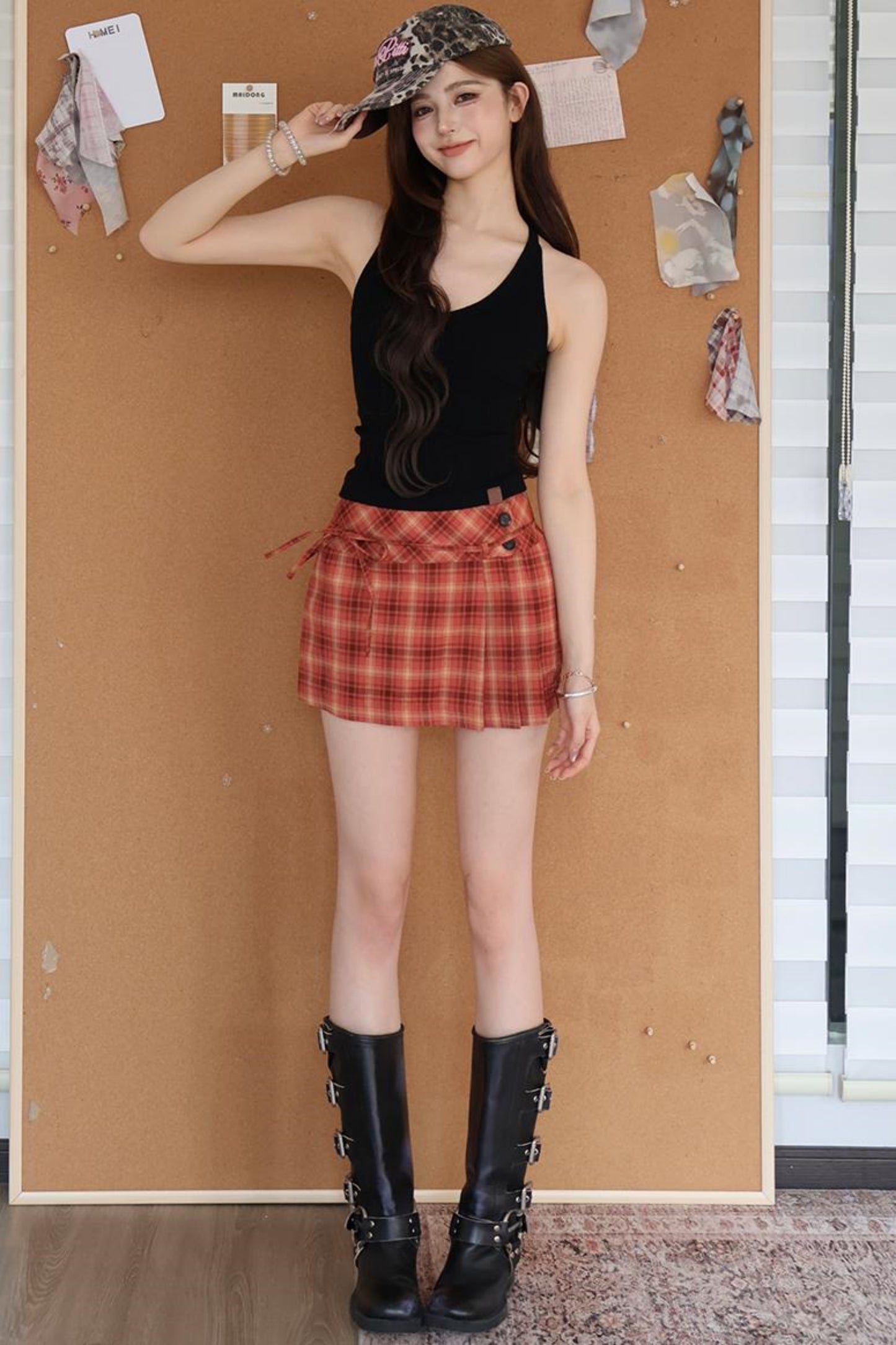 Minimal Design Wool Camisole Top