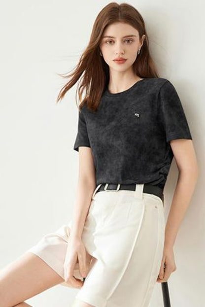 Round Collar Half Sleeve T-Shirt