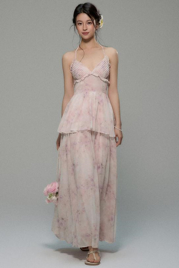 Mist Sleeveless Pink Elegance Dress
