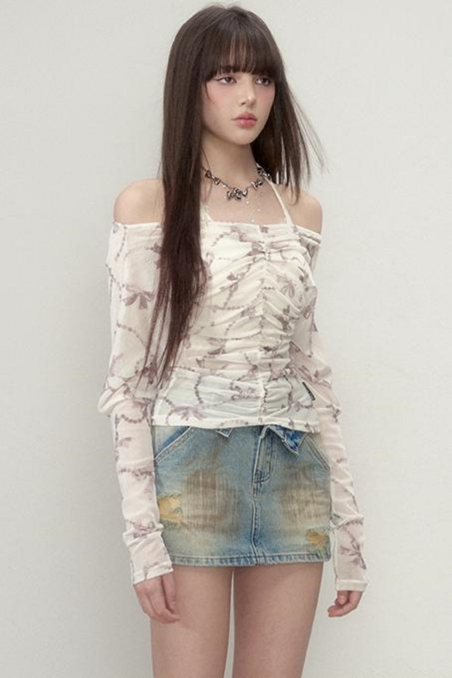 Slim Fit One Shoulder Top