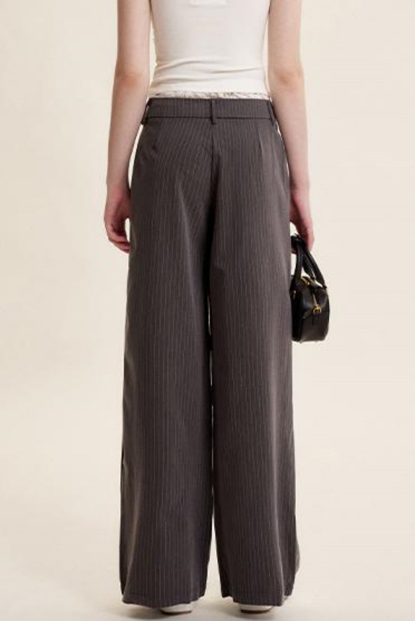 Elegant Lace Trim Pants