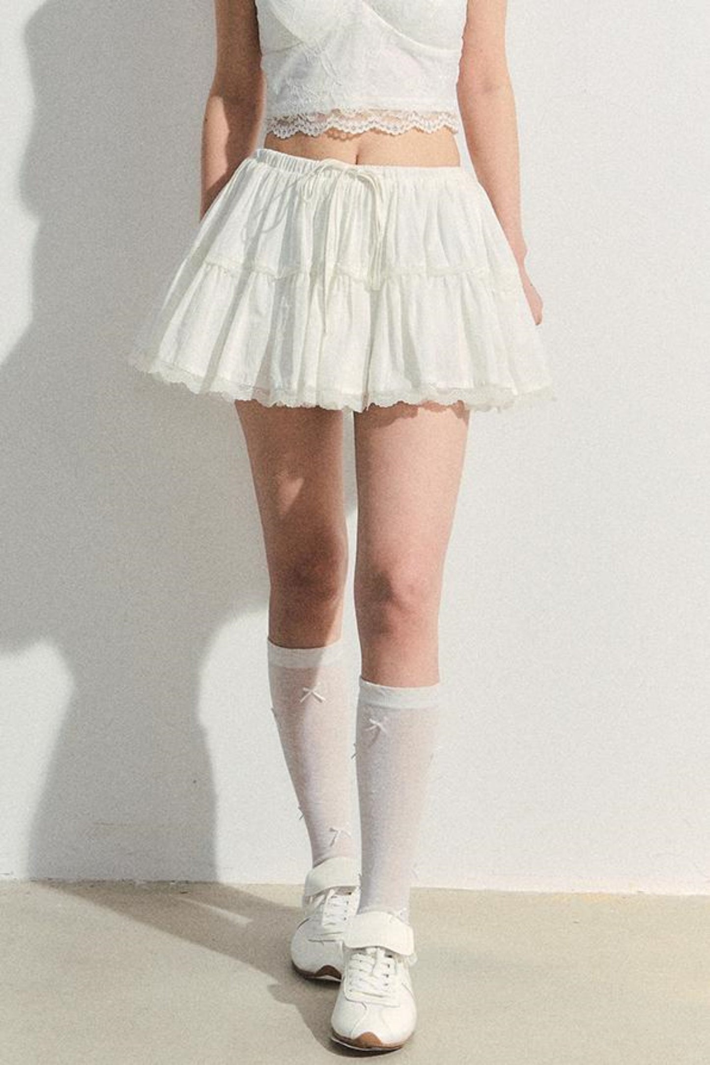 Fluffy Layered A-Line Skirt