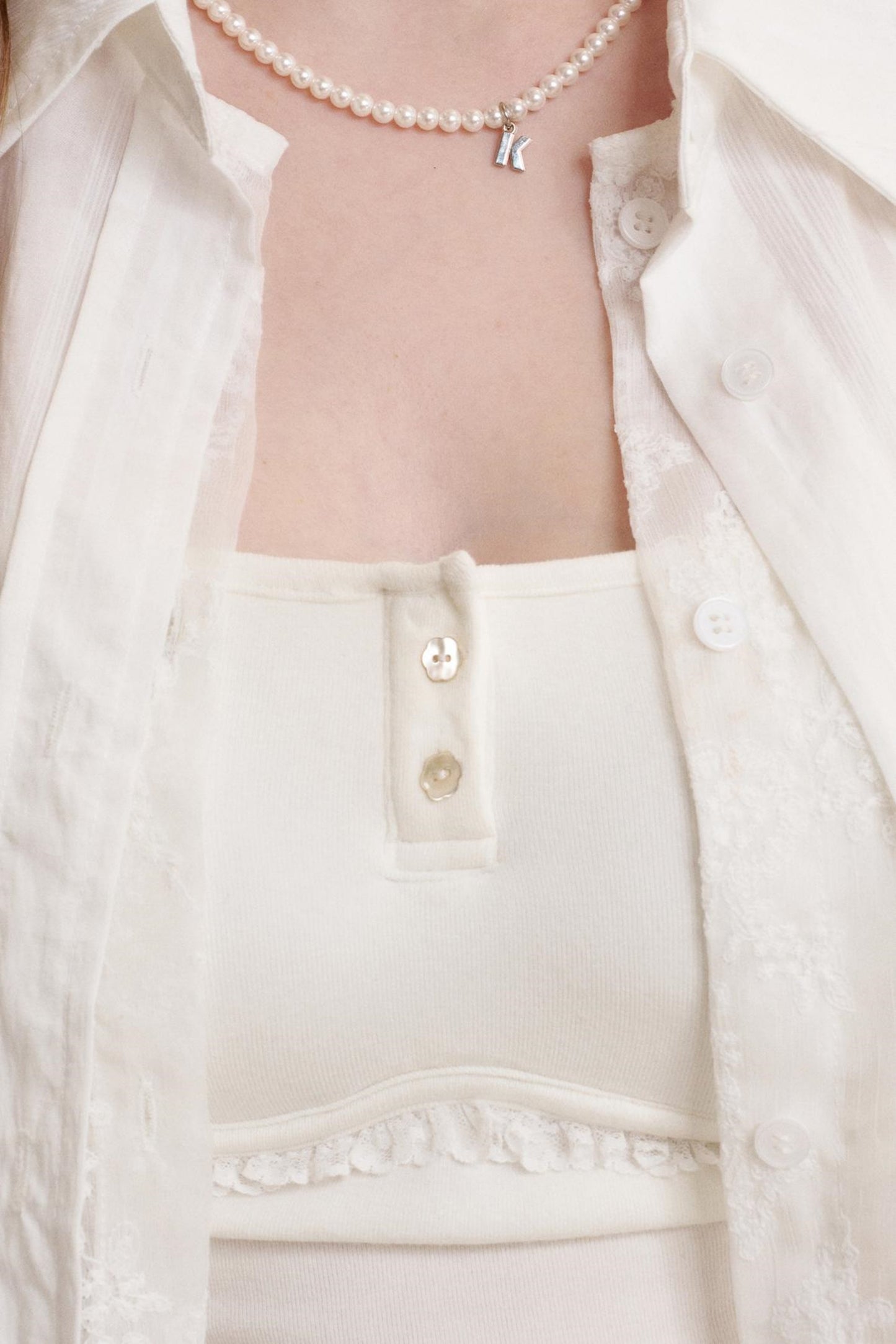 Soft Tencel Lace Shirt