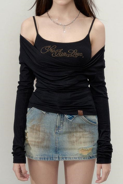 Classic Collar Long Sleeve Top